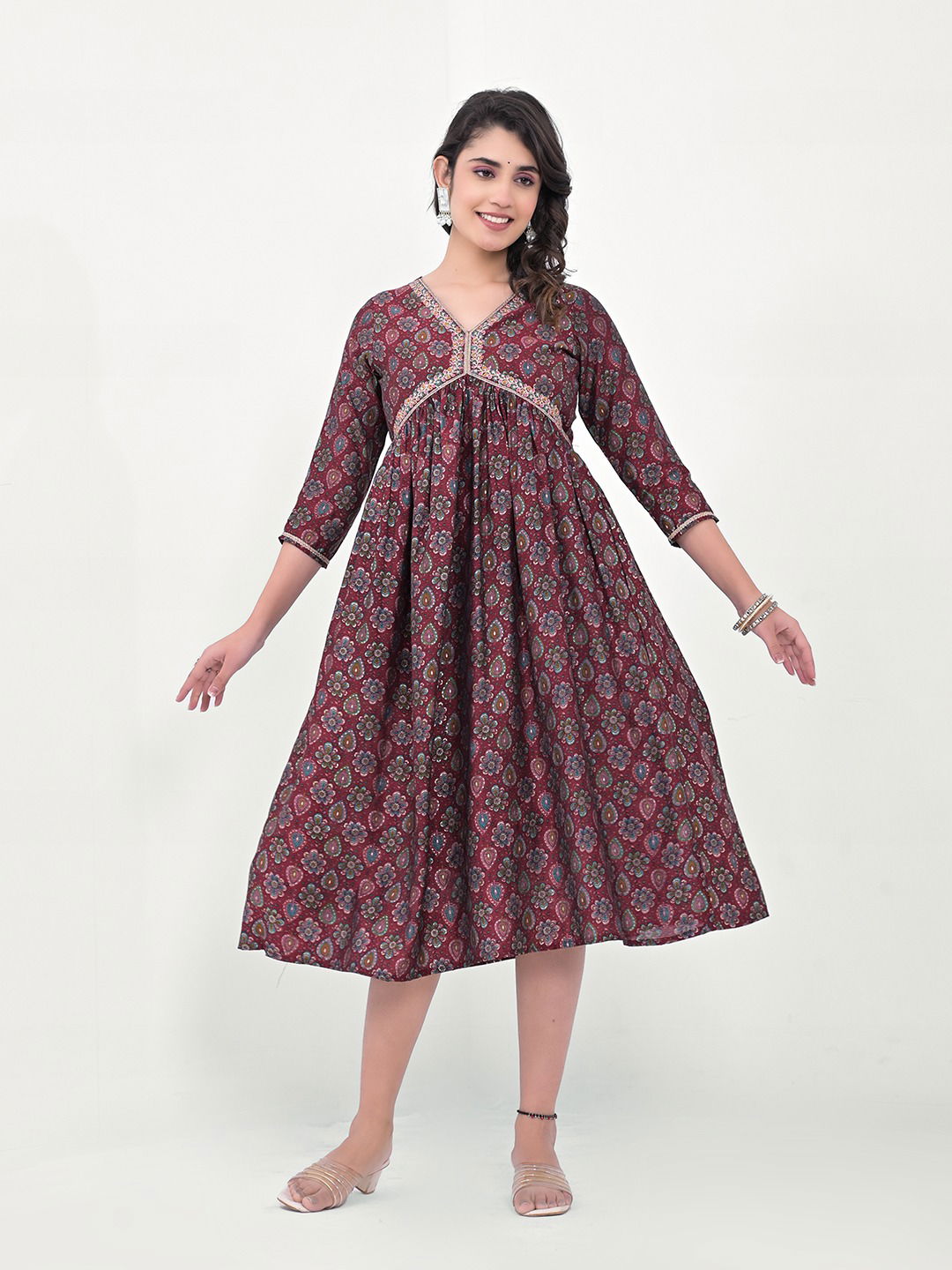 Label Khoj Alia Cut Embroidery Kurtis Wholesale Clothing Suppliers In India